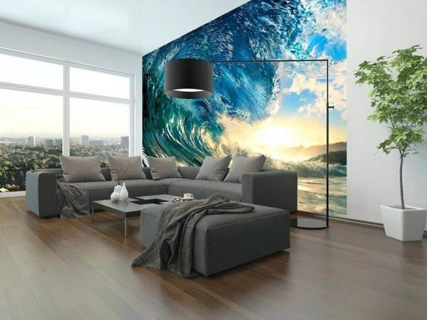 2020 Modern 3D wallpaper in the interior