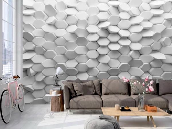 2020 Modern 3D wallpaper in the interior