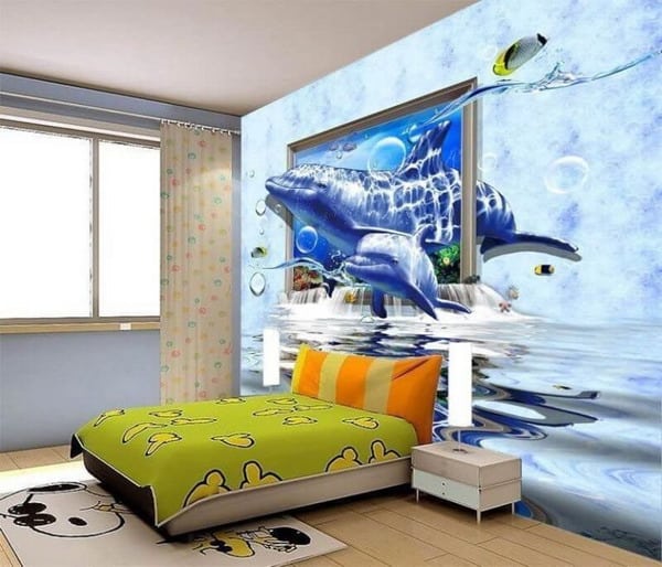 2020 Modern 3D wallpaper in the interior