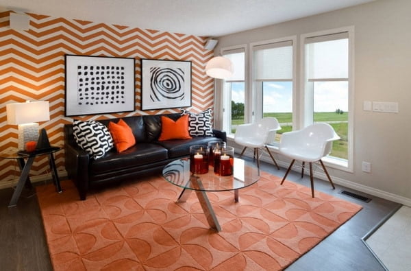 Popular Combined Wallpaper In The Living Room Designs 2021-2022