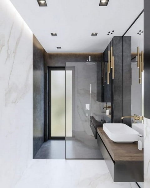 New trends for materials in bathrooms 2021-2022