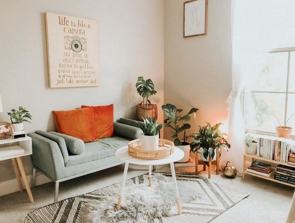 These are the living room trends in 2022: Colors, materials and living styles that currently in fashion!