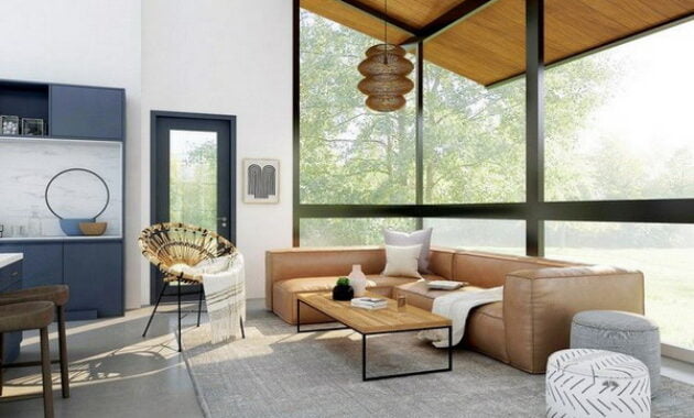 These are the living room trends in 2022: Colors, materials and living styles that currently in fashion!