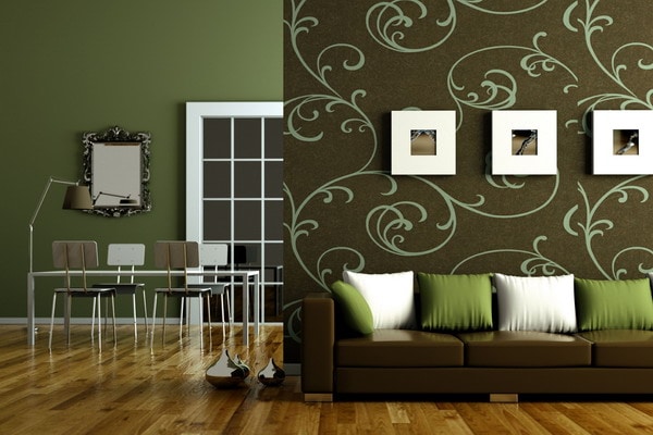 Living room wallpaper trends 2023