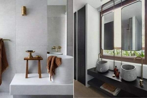 Bathroom trends for 2023: the latest in colours, tiles and fittings as well as several design ideas