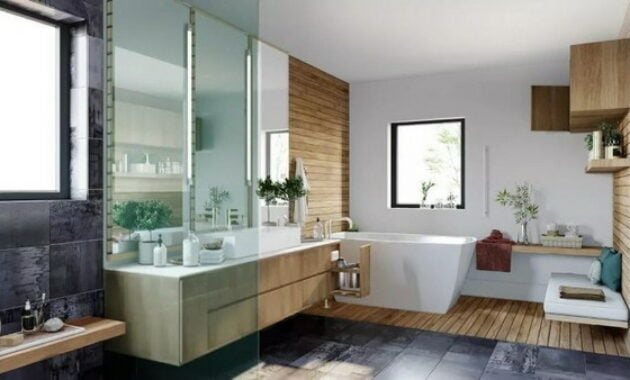 Bathroom trends for 2023: the latest in colours, tiles and fittings as well as several design ideas
