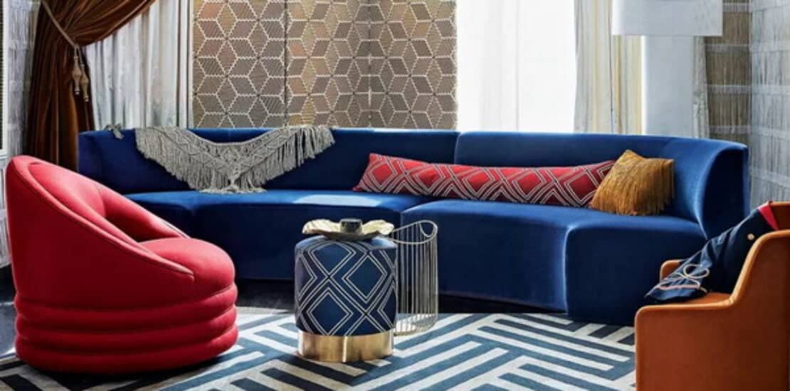 View of Fashionable Living Room Interior In An Apartment: 8 Bright Trends Of 2023