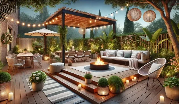 outdoor living space ideas 2025