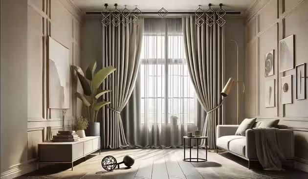 curtain rod trends 2025