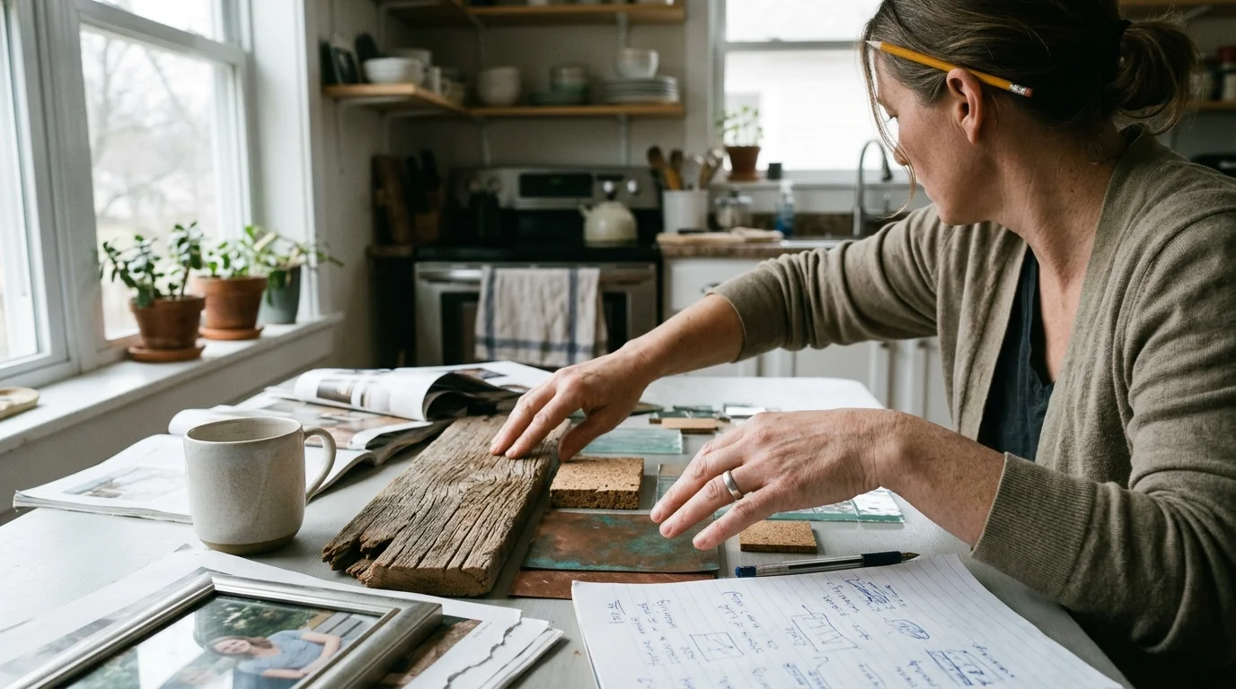 Editorial photograph illustrating: The Big Picture: Weaving These Trends into Your Home