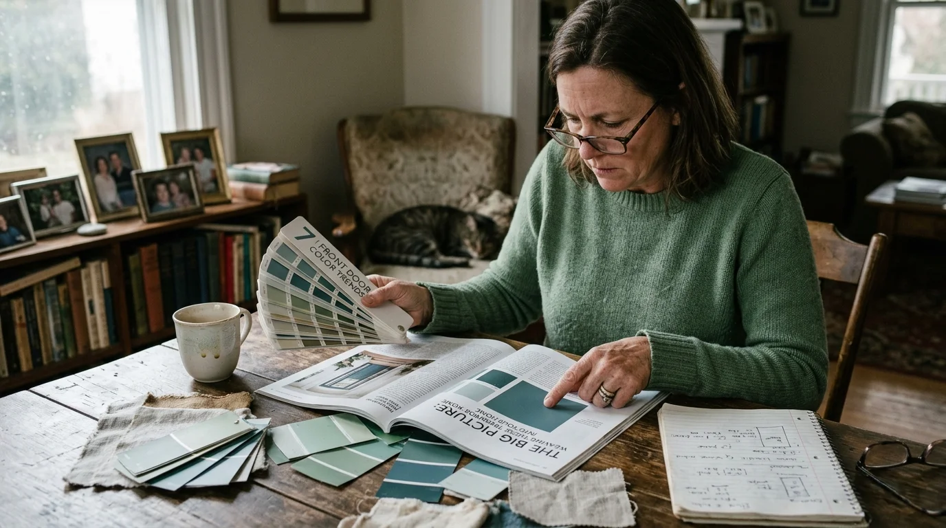 Editorial photograph illustrating: The Big Picture: Weaving These Trends into Your Home